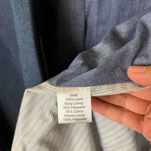 NEW Joseph Abboud Linen Blazer Size XXL - Picture 5 of 7